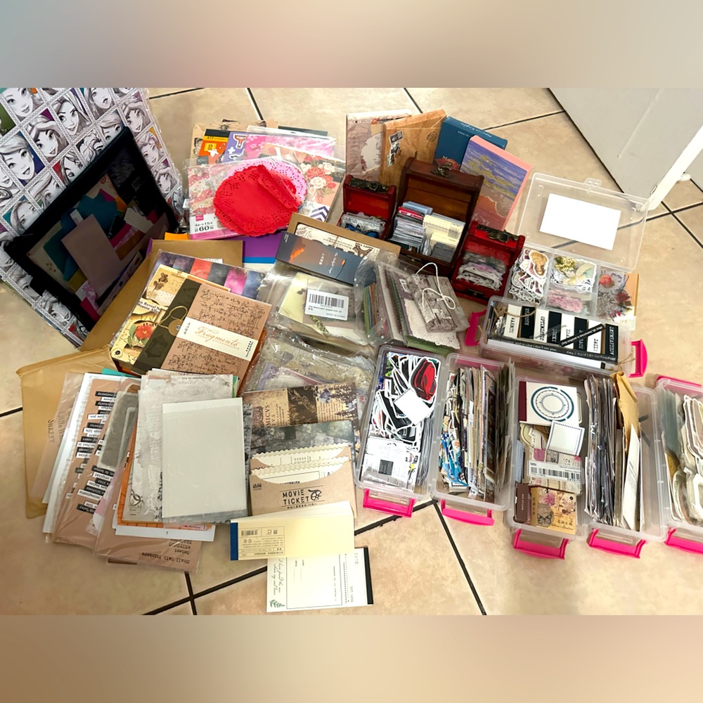 Scrapbooking Supplies (Read Description)